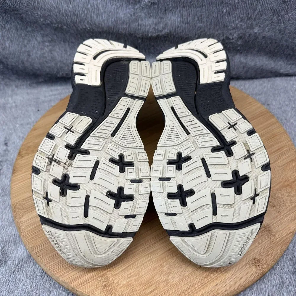 Brooks Trace 3 Shoes Womens Size 6 White Black Mesh Running Sneakers 1204011B191